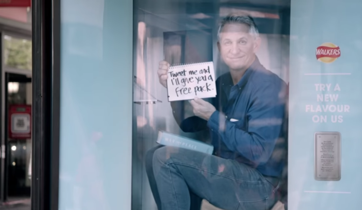 Vending machine: Un tweet por unas papas