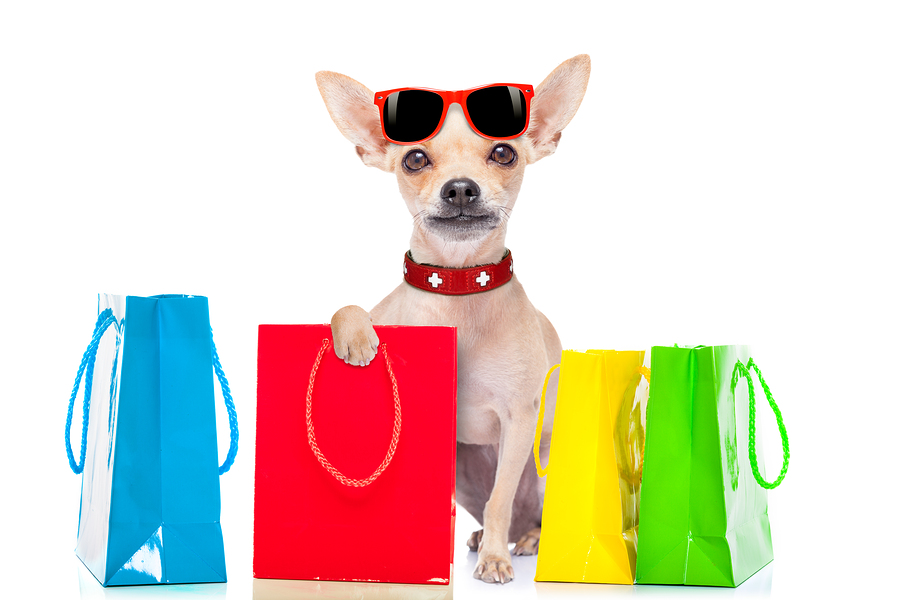 Shopping Dog pet marketing