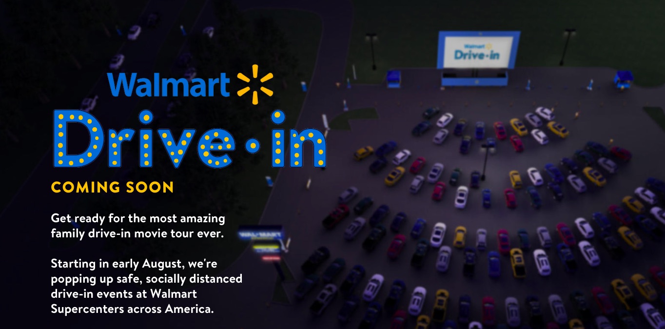 Walmart convertirá sus estacionamientos en cines
