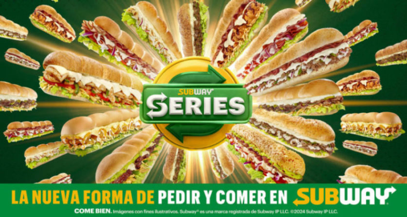 Subway Series nuevo menu lanzamiento 2024 promocion mexico