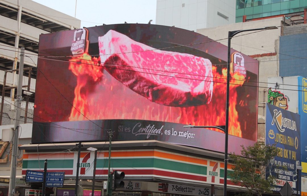 Billboard 3D de Certified Angus Beef