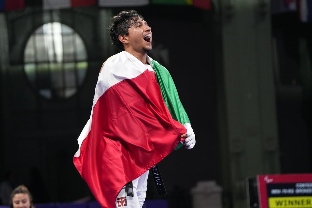 juan diego garcia lopez para taekwondo medalla bronce juegos paralimpicos paris 2024