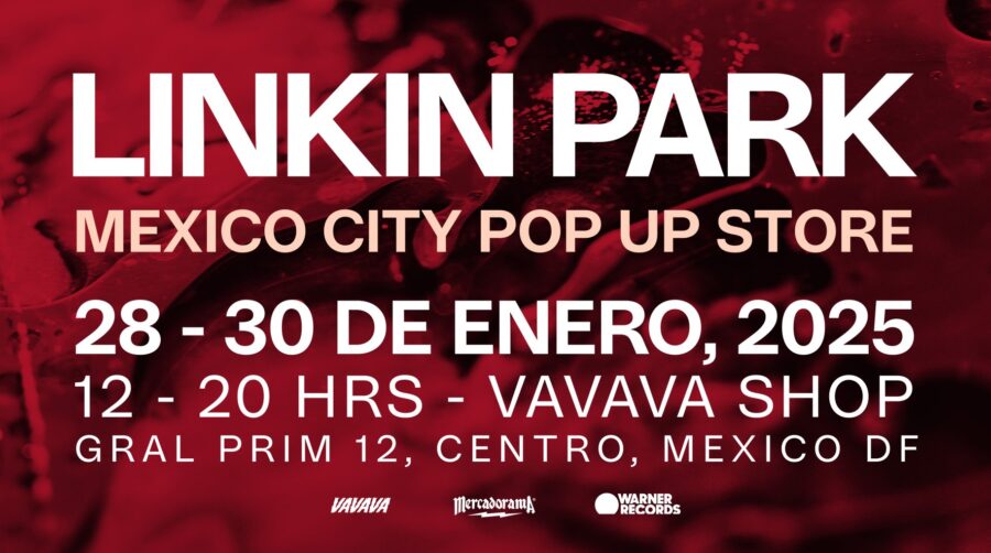 linkin park pop up store cdmx concierto
