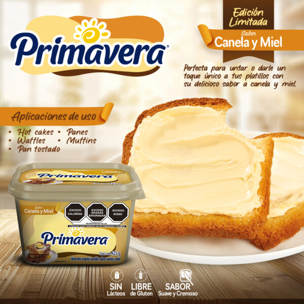 primavera canela miel producto lanzamiento