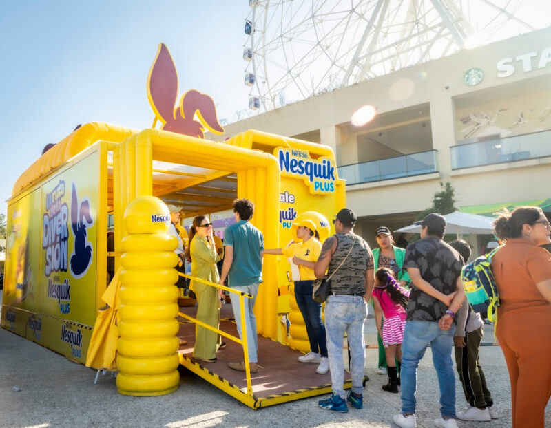 activación de marca nesquik