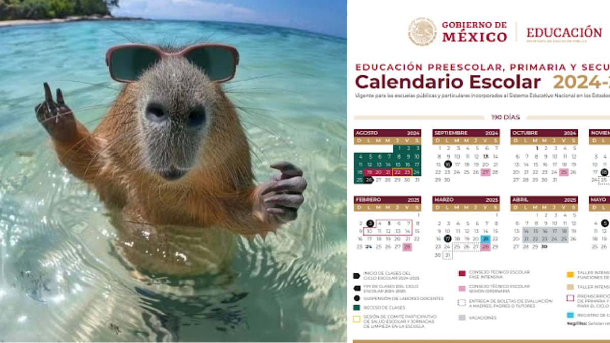 Calendario Vacaciones 2025-2026 SEP