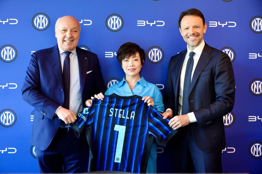 BYD Inter de Milán patrocinio