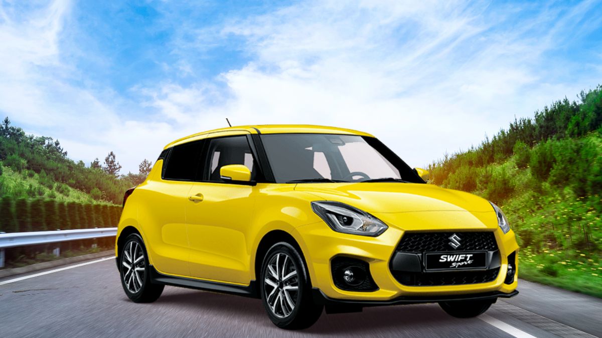 Suzuki Swift Sport 2025. Cortesía Suzuki Tlalpan, Canva