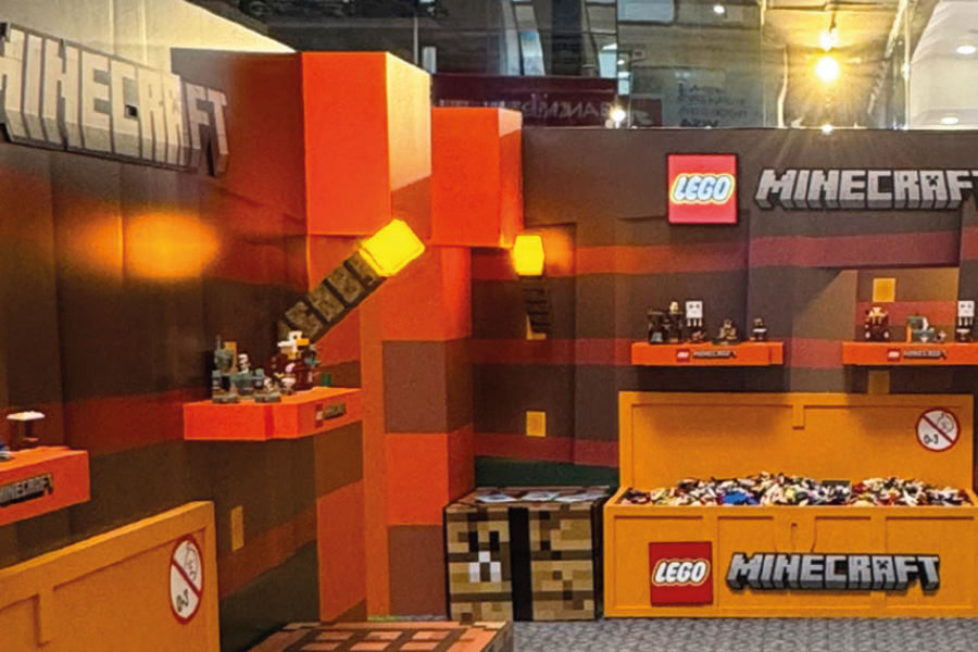 lego minecraft brand experience