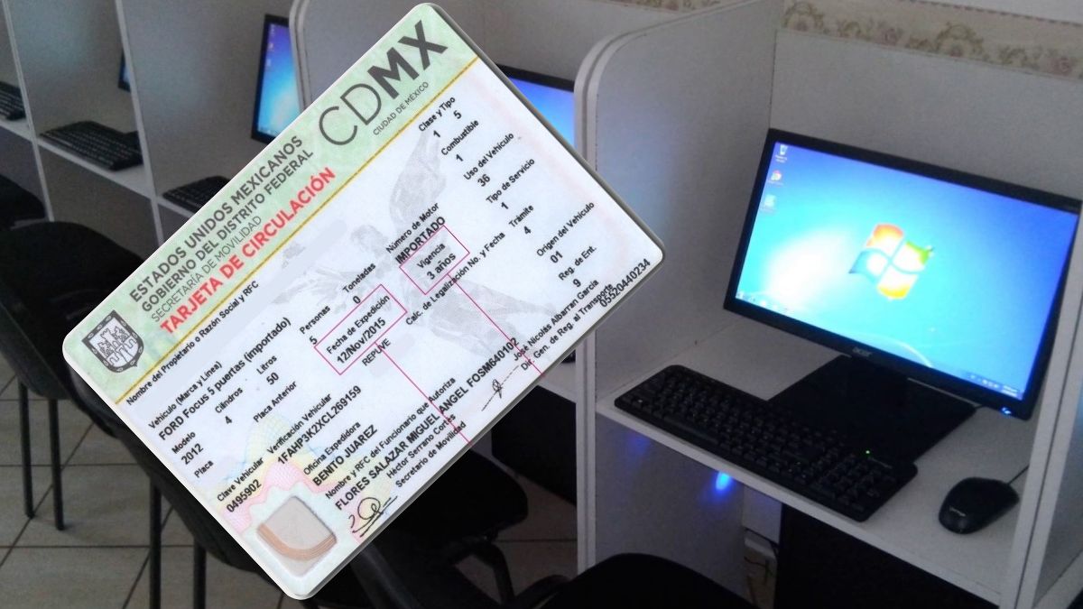 Tarjeta de Circulación. Cortesía Gobierno CDMX