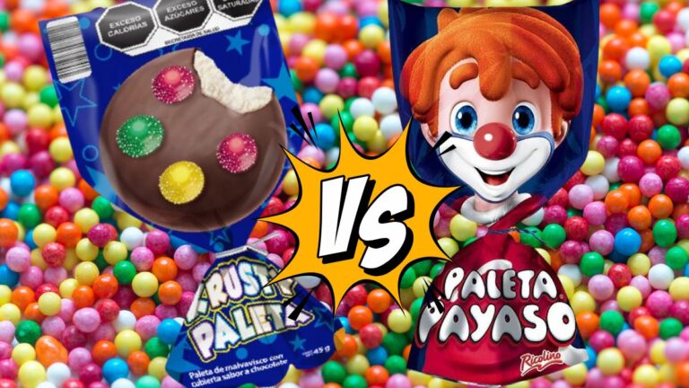 Tiendas 3B paleta Krusty. Cortesía Ricolino, Tiendas 3B, Canva