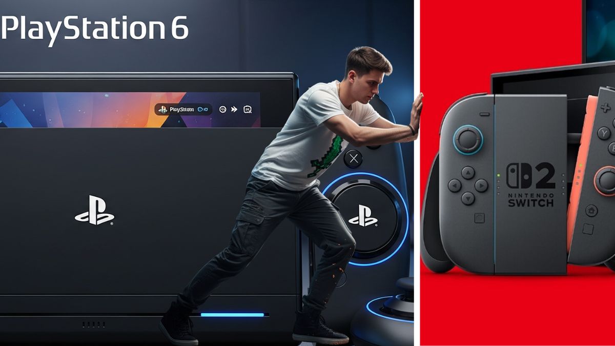Play Station 6. Arte con Gemini IA, Nintendo
