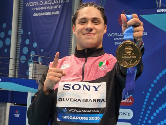 osmar olvera singapur campeon mundial trampolin 3 metros