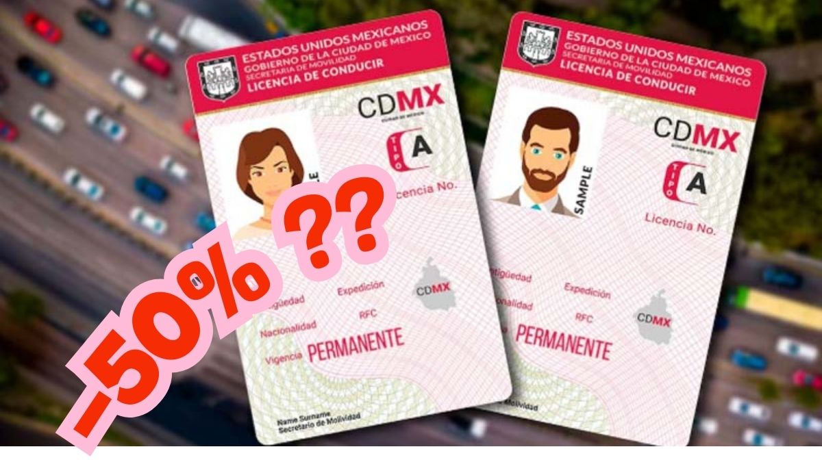 Licencia Permanente. Cortesía Gobierno CDMX