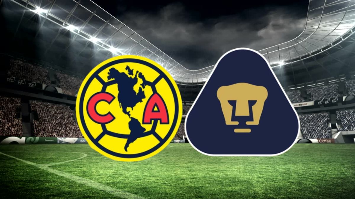 América - Pumas. Cortesia equipos y Canva