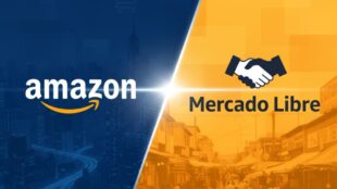 Mercado Libre y Amazon. Imagen Gemini IA
