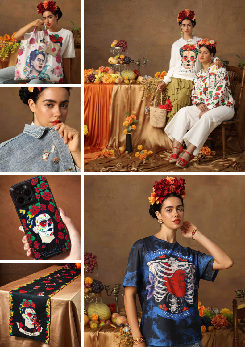 Colección SHEIN Día de Muertos 2025 de Frida Kahlo. Foto: Cortesía SHEIN México