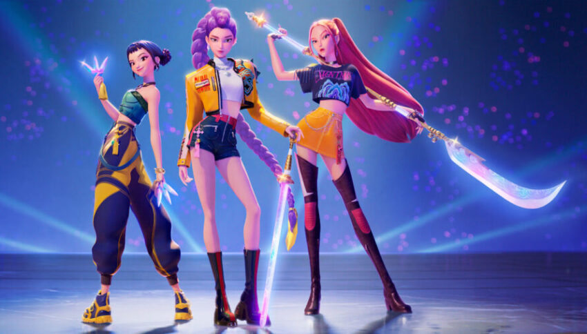 Las Guerreras K-Pop tendrán sus propias muñecas y otros juguetes. Foto: Cortesía Netflix