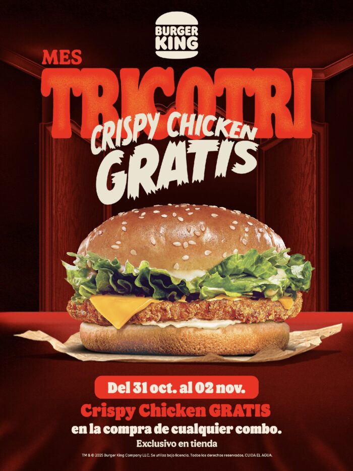 Promoción de Burger King. Foto: Cortesía Burger King México