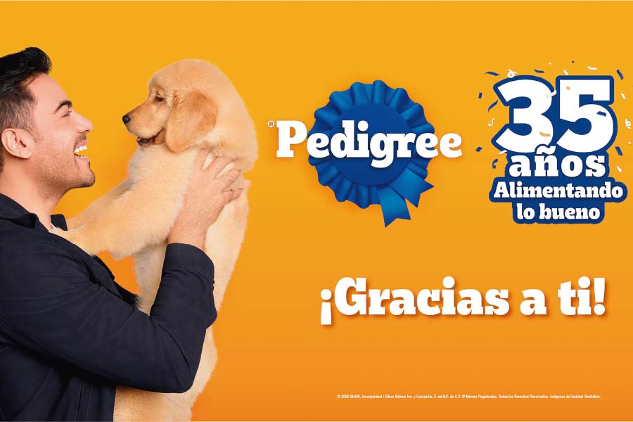 Pedigree celebra sus 35 años con Carlos Rivera como embajador de marca. Foto Pedigree México