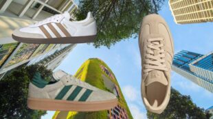 Tenis Adidas Samba para Mujer. Cortesía Adidas, Canva