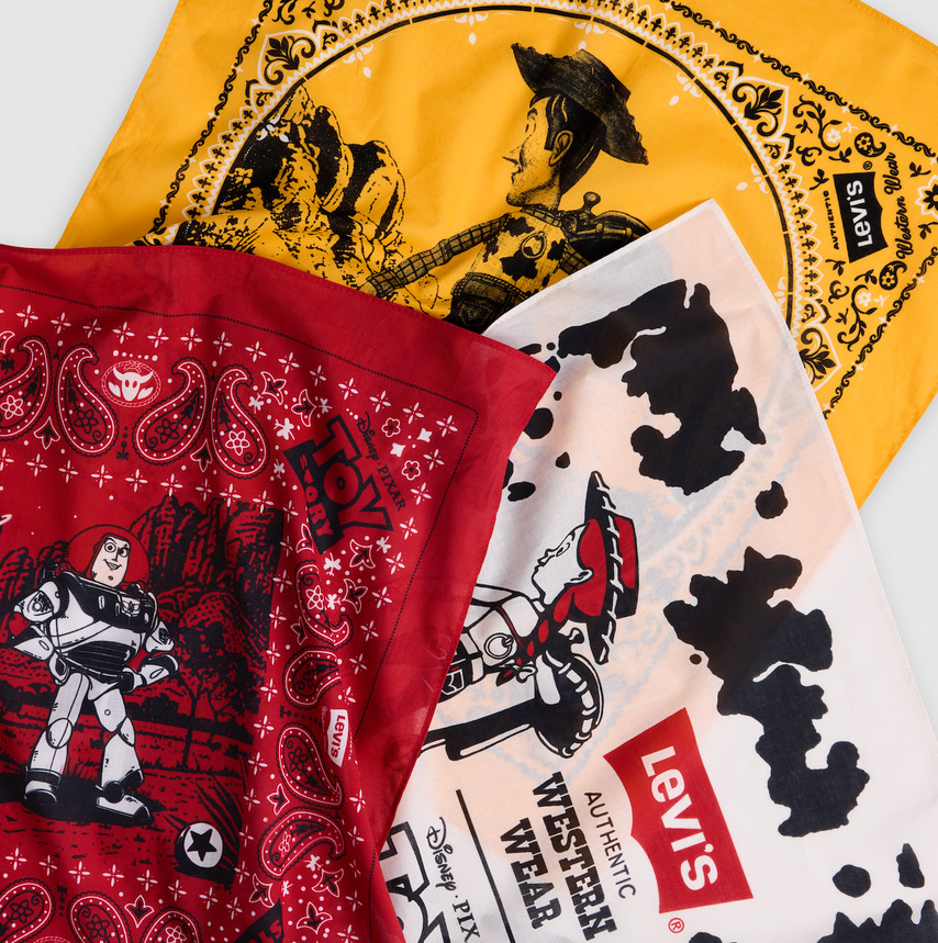levis toy story coleccion limitada pañuelos