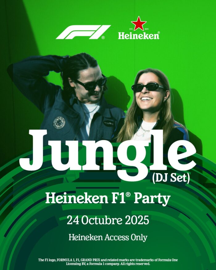 Dj set de Jungle en el Gran Premio de México 2025. Foto: Cortesía Heineken México