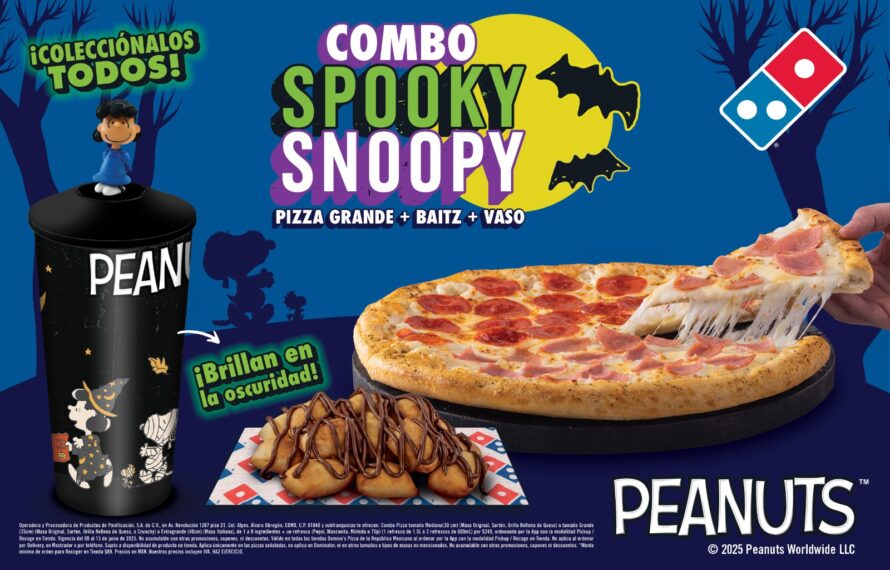 Combo Spooky Snoopy de Domino's Pizza. Foto: CortesĆa Domino's Pizza