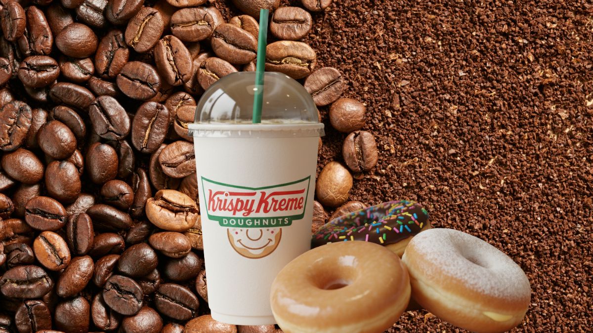 Café en Krispy Kreme. Cortesia Canva, Gemini IA