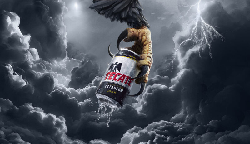 Regresa Tecate Titanium, cerveza con 5.5 grados de alcohol, solo por tiempo limitado en OXXO. Foto: Cortesía Tecate.