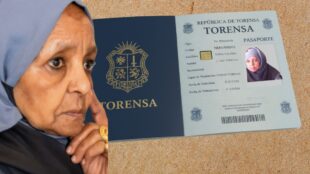 Mujer de Torensa. Imagen redes sociales, Gemini IA, Canva