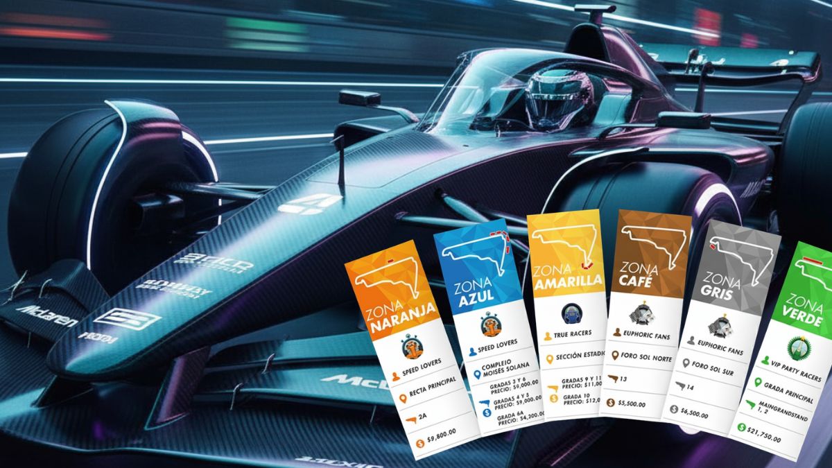 F1 México 2025 Boletos. Imagen Gemini IA