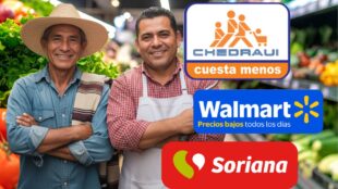 Martes y Miércoles del Campo Soriana. Imagen Gemini IA, Canva, marcas