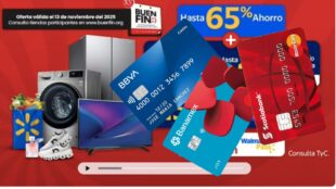 Buen Fin Walmart. Imagen Walmart, BBVA, Scotiabank