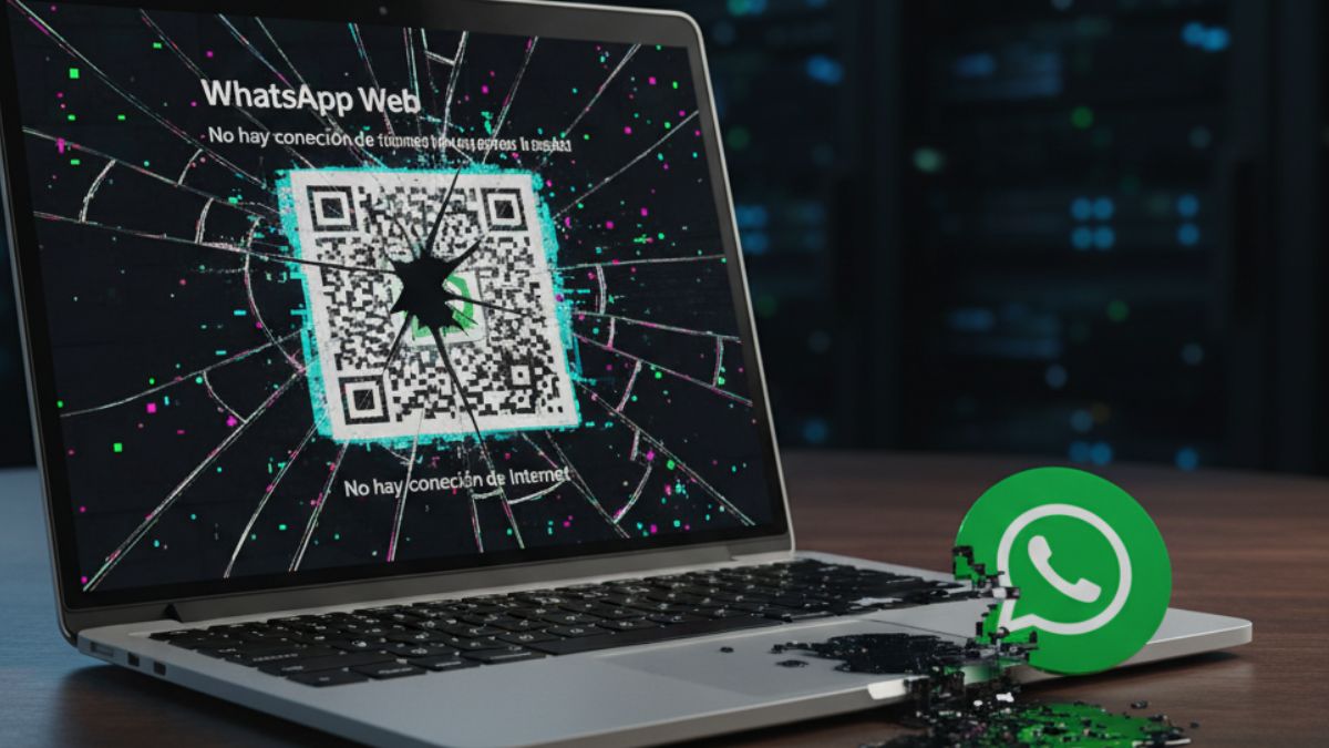 WhatsApp Web caída. Imagen Gemini IA