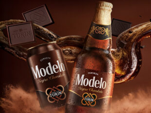 Cerveza Negra Modelo sabor Chocolate Turin. Foto: Cortesía Grupo Modelo