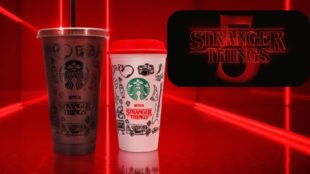 Vasos Starbucks Stranger Things. Imagen cortesía marcas