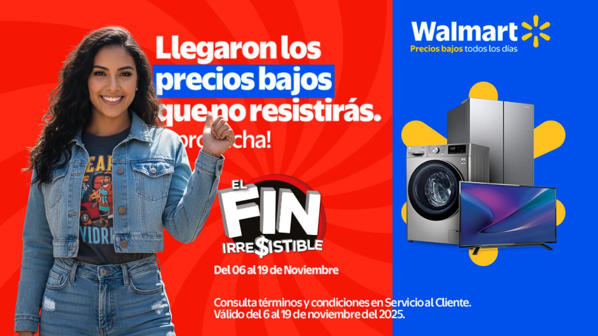 Fin irresistible Walmart. Imagen cortesía Walmart y Gemini IA