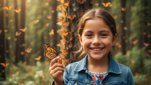Mariposa Monarca. Imagen Gemini IA
