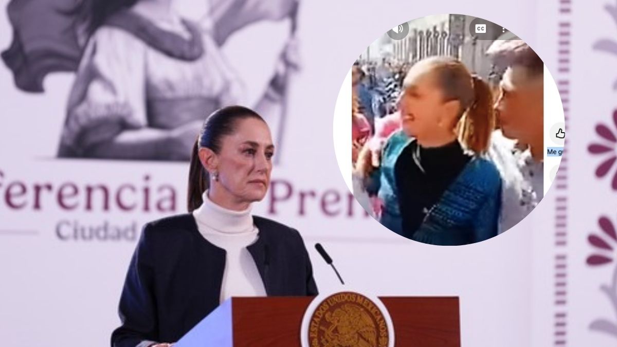 Sheinbaum sufre acoso. Imagen Presidencia de la República (1)