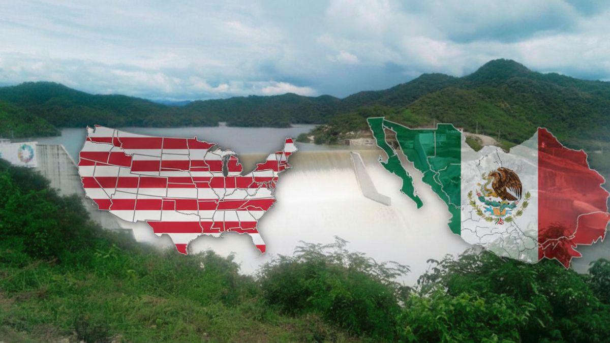 Agua México y EU deuda. Imagen Gemini IA, Gobigerno de México