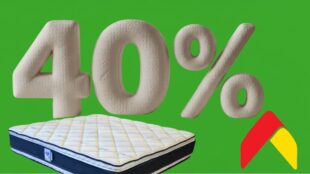 Bodega Aurrera descuento 40% colchones. Imagen Gemini IA