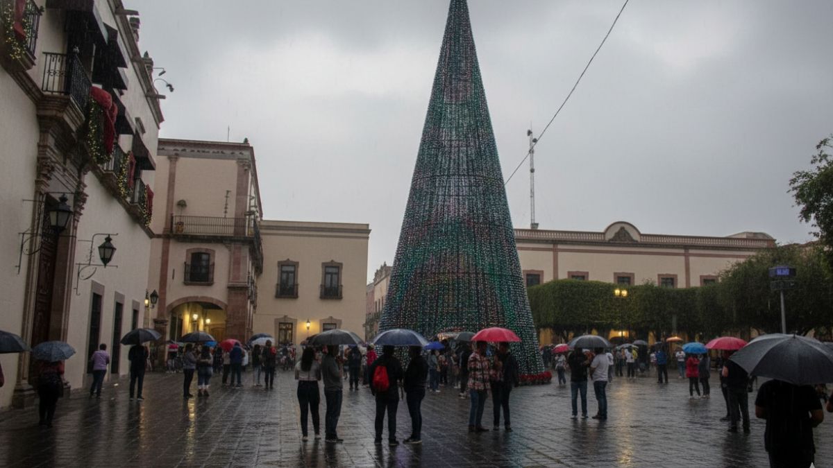 Lluvia diciembre 2025. Imagen Gemini IA