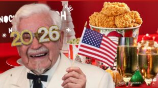 KFC Año Nuevo. Imagen KFC, Gemini IA
