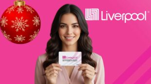 Tarjeta de regalo Liverpool. Imagen Gemini IA, Liverpool, Canva