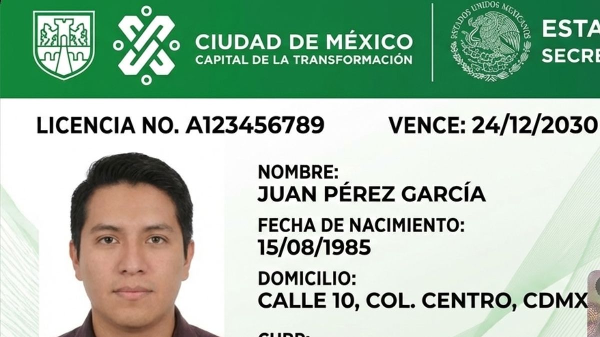 Licencia CDMX. Imagen Gemini IA