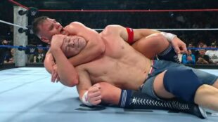John Cena vs Gunther. Imagen cortesía WWE