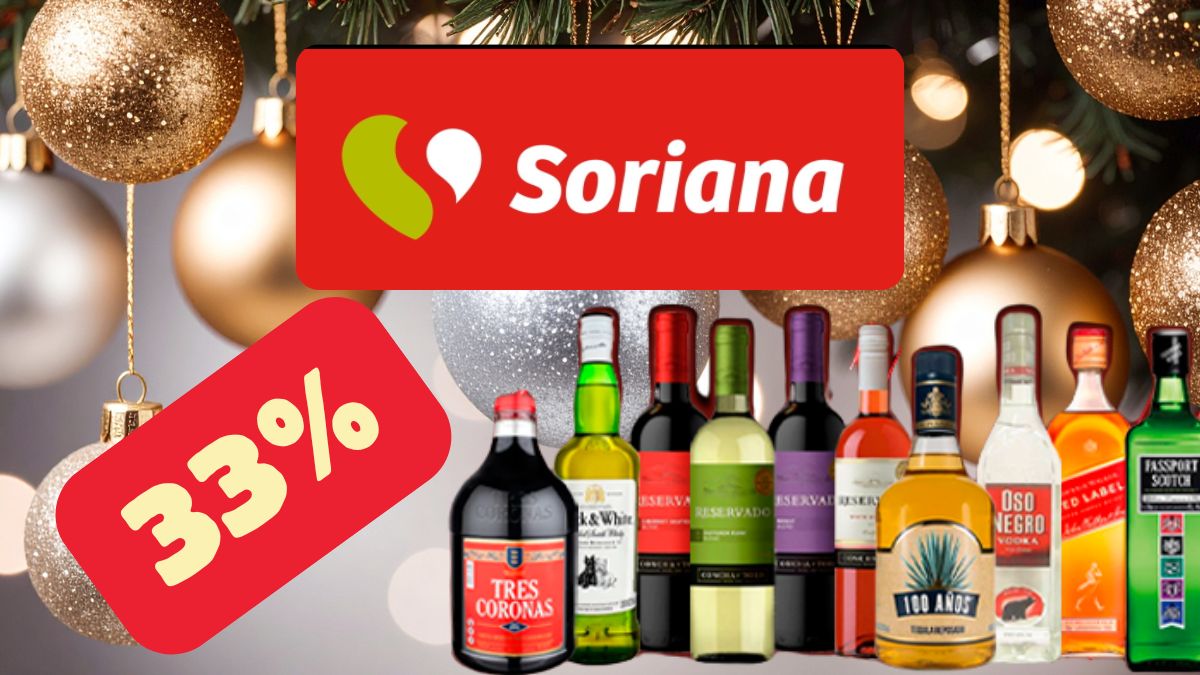 Soriana vinos y licores 3x2. Imagen Gemini IA