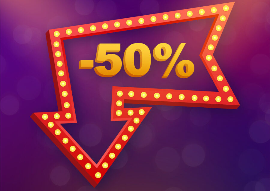 Productos con 50% de descuento en Liverpool. Foto: Bigstock