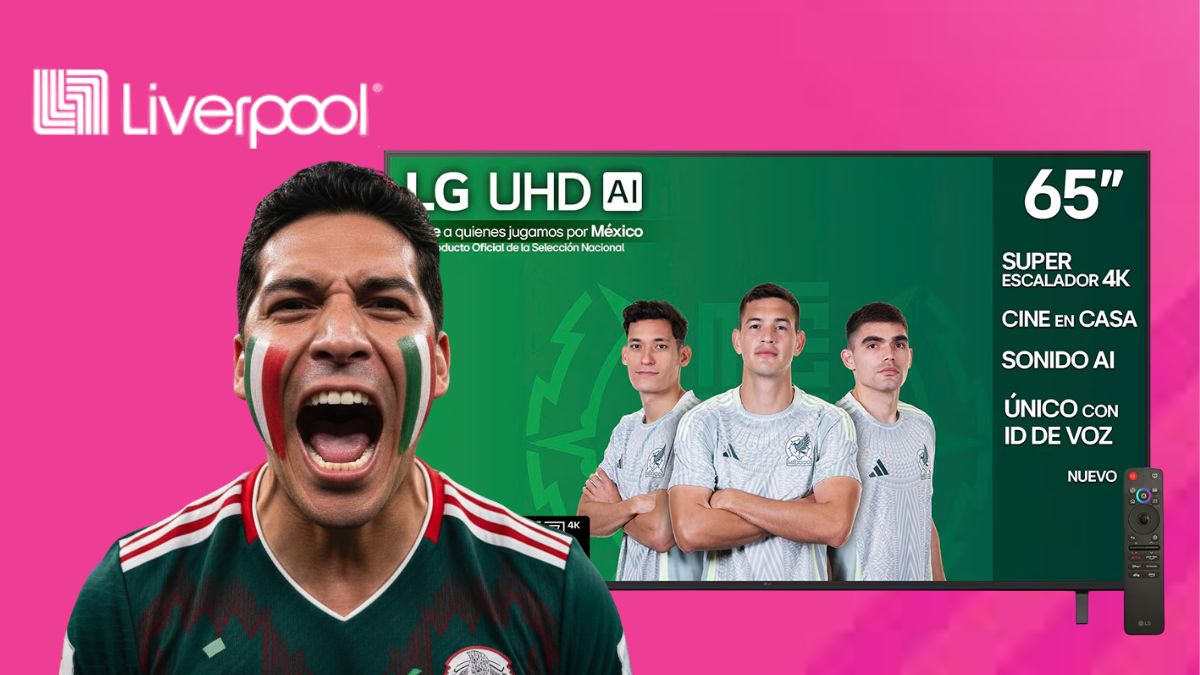 Liverpool remata pantalla LG 65 pulgadas